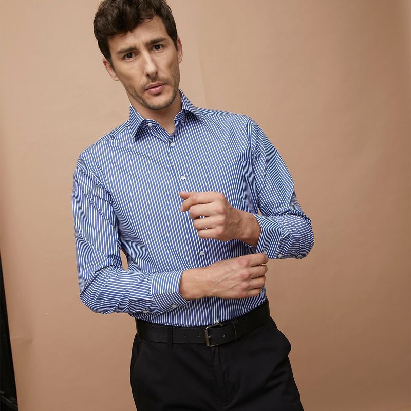 CHRISTIAN LACROIX - Camisa Hombre De Rayas Manga larga de Algodón CHRISTIAN LACROIX