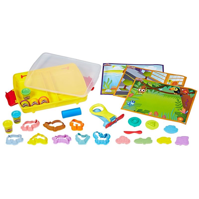 PLAY DOH - Play-doh: moldea y aprende - Descubre y guarda