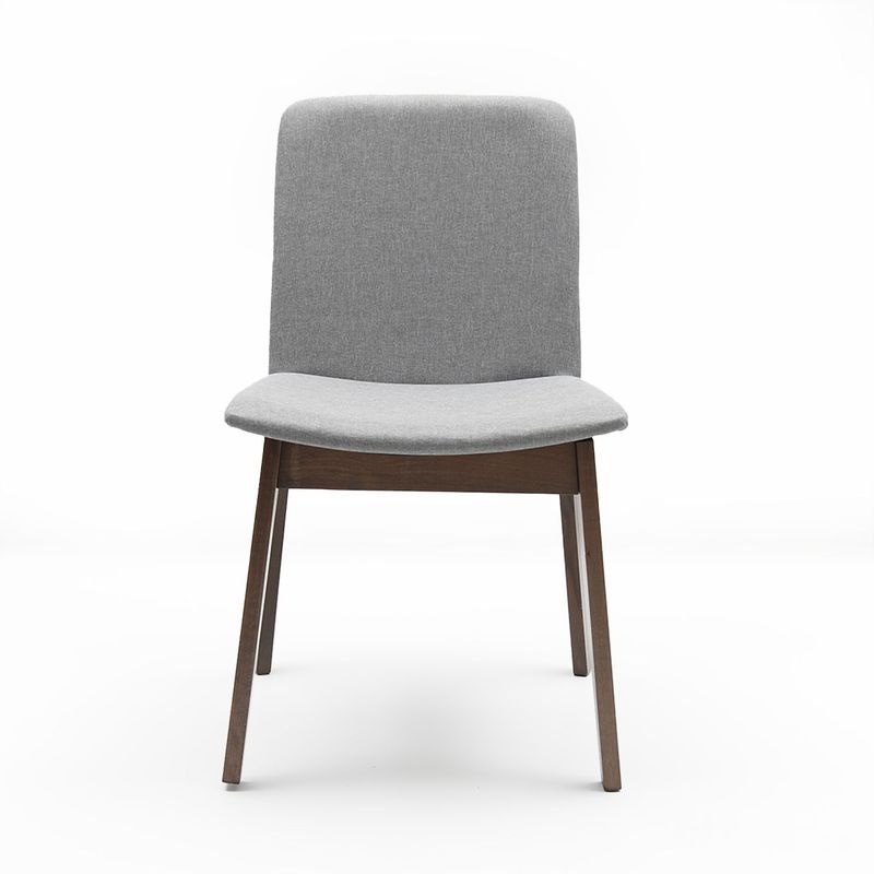 MICA - Silla de Comedor Moderna en Tela Gris (Incluye 1 Silla) Mica