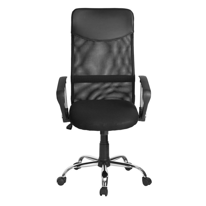 MICA - Silla de Escritorio para Casa u Oficina Ergonómica New Lucia Negro Mica