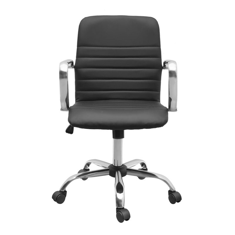 MICA - Silla de Escritorio para Casa u Oficina Ergonómica New Denver Negro Mica