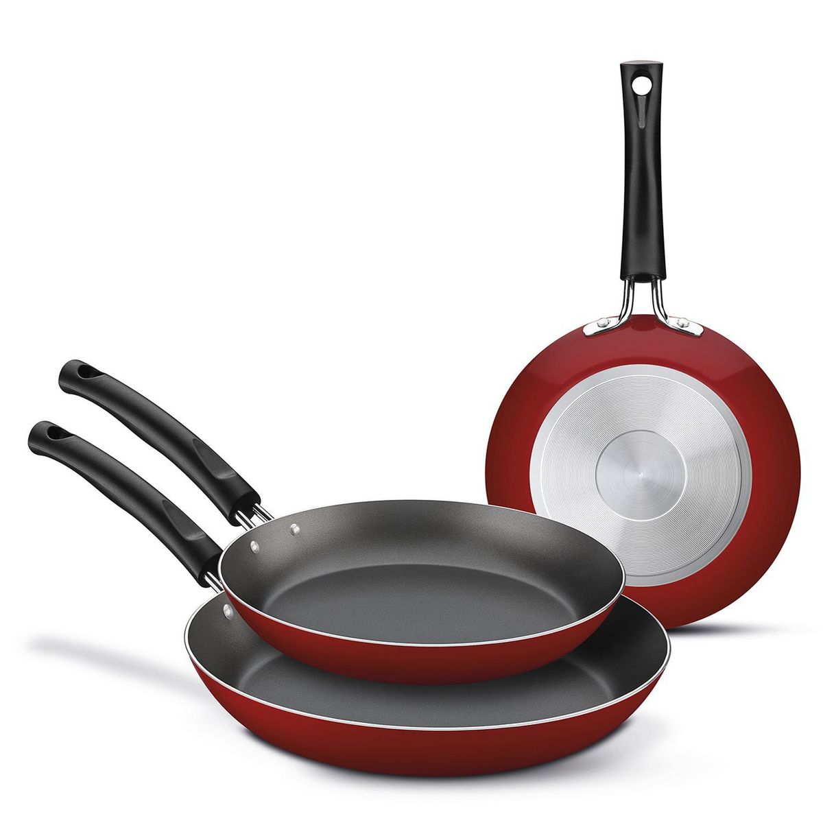 TRAMONTINA - Set de Sartenes Tramontina Antiadherente Aluminio 20-24-26 cm