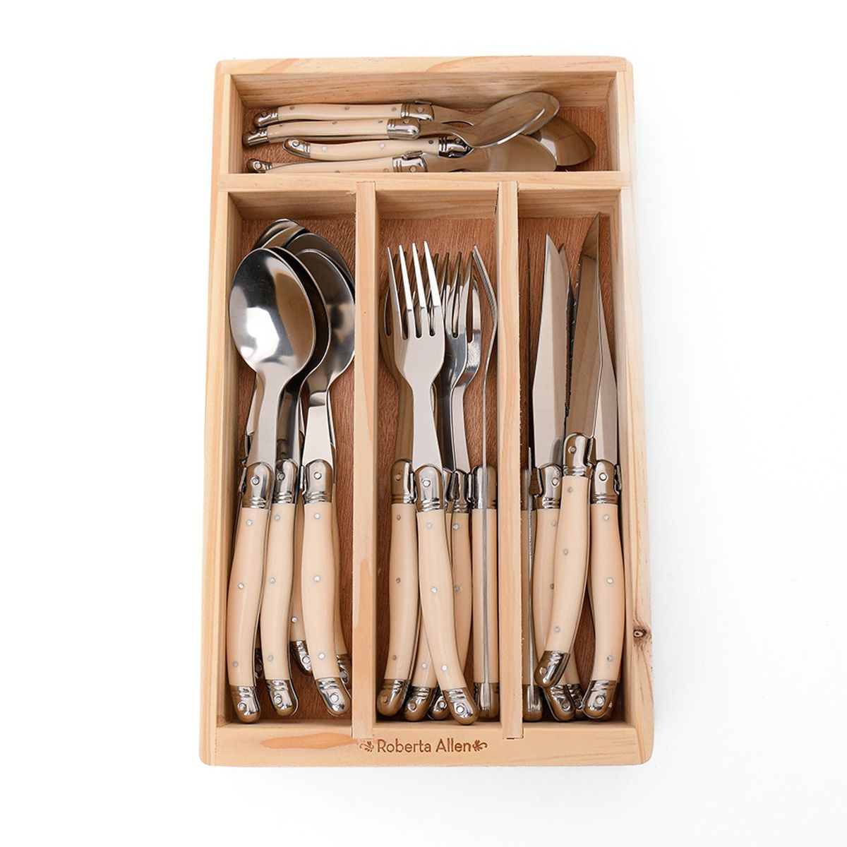 ROBERTA - Juego de cubiertos 24 Piezas Roberta Allen