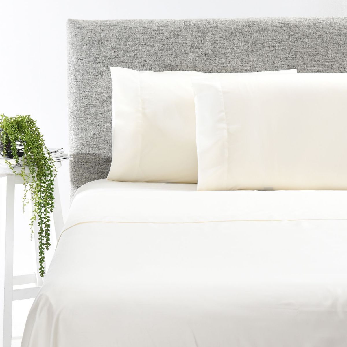 BASEMENT HOME - Sábanas Lisas Basement Home. Sábanas de Tencel y Poliéster. Juego de Sábanas 750 Hilos. Juego de sábanas: Dobles, King, Queen