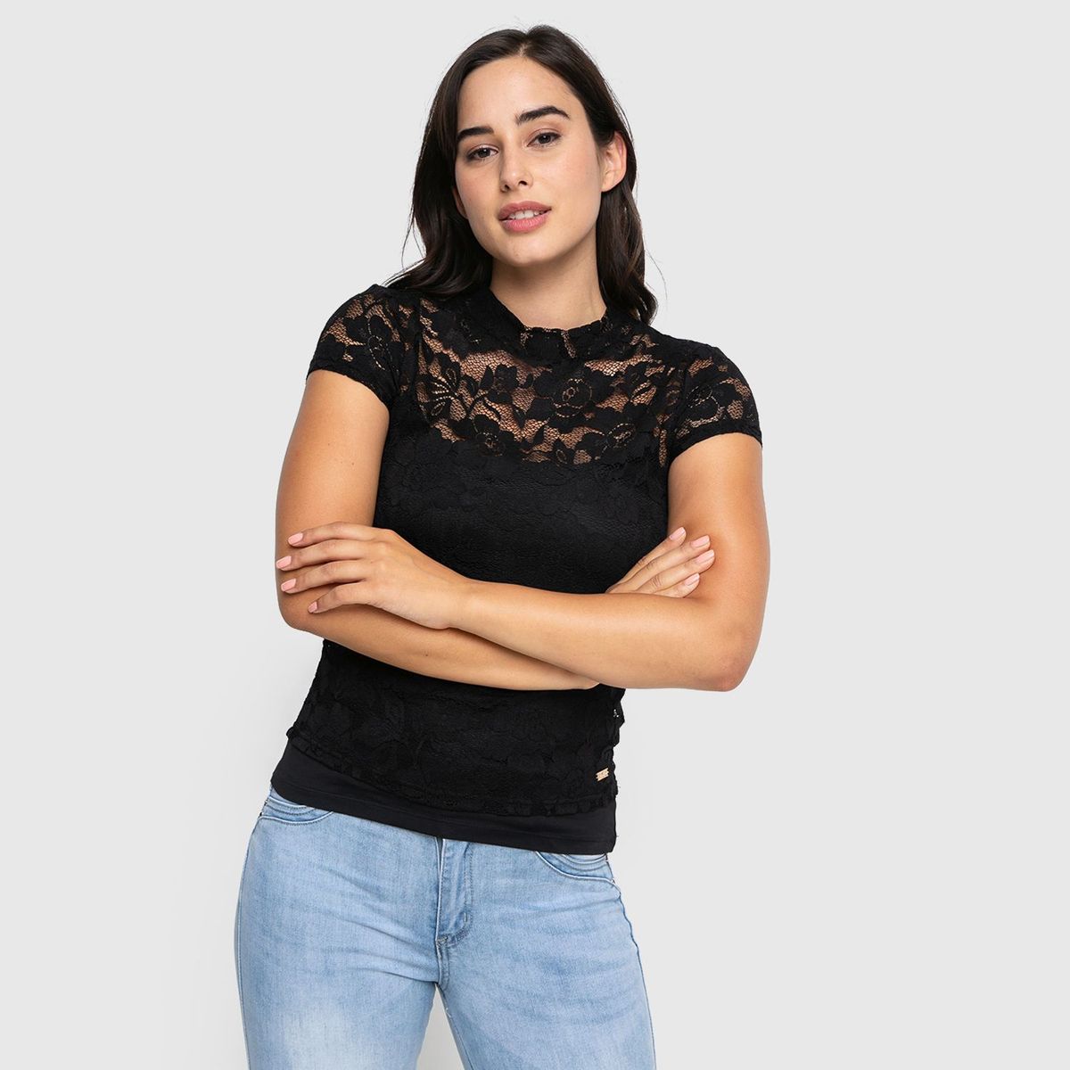 MOSSIMO - Blusa Mujer Manga Corta Mossimo