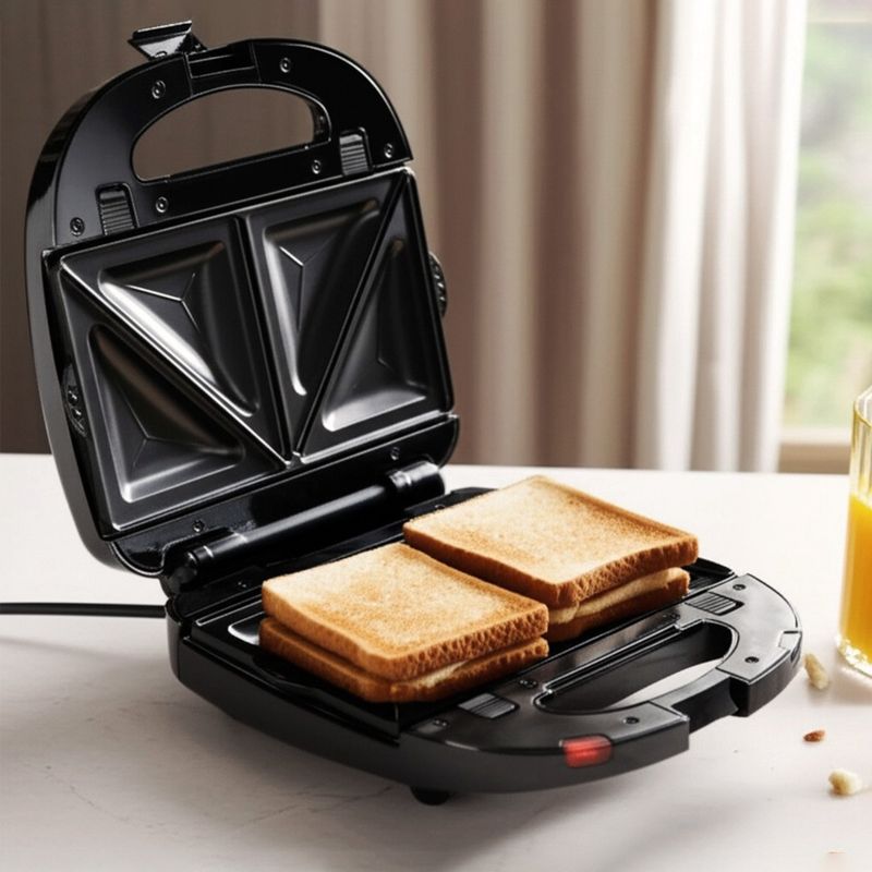 WURDEN - Sandwichera Wurden 2 Puestos con placas intercambiables 3 en 1