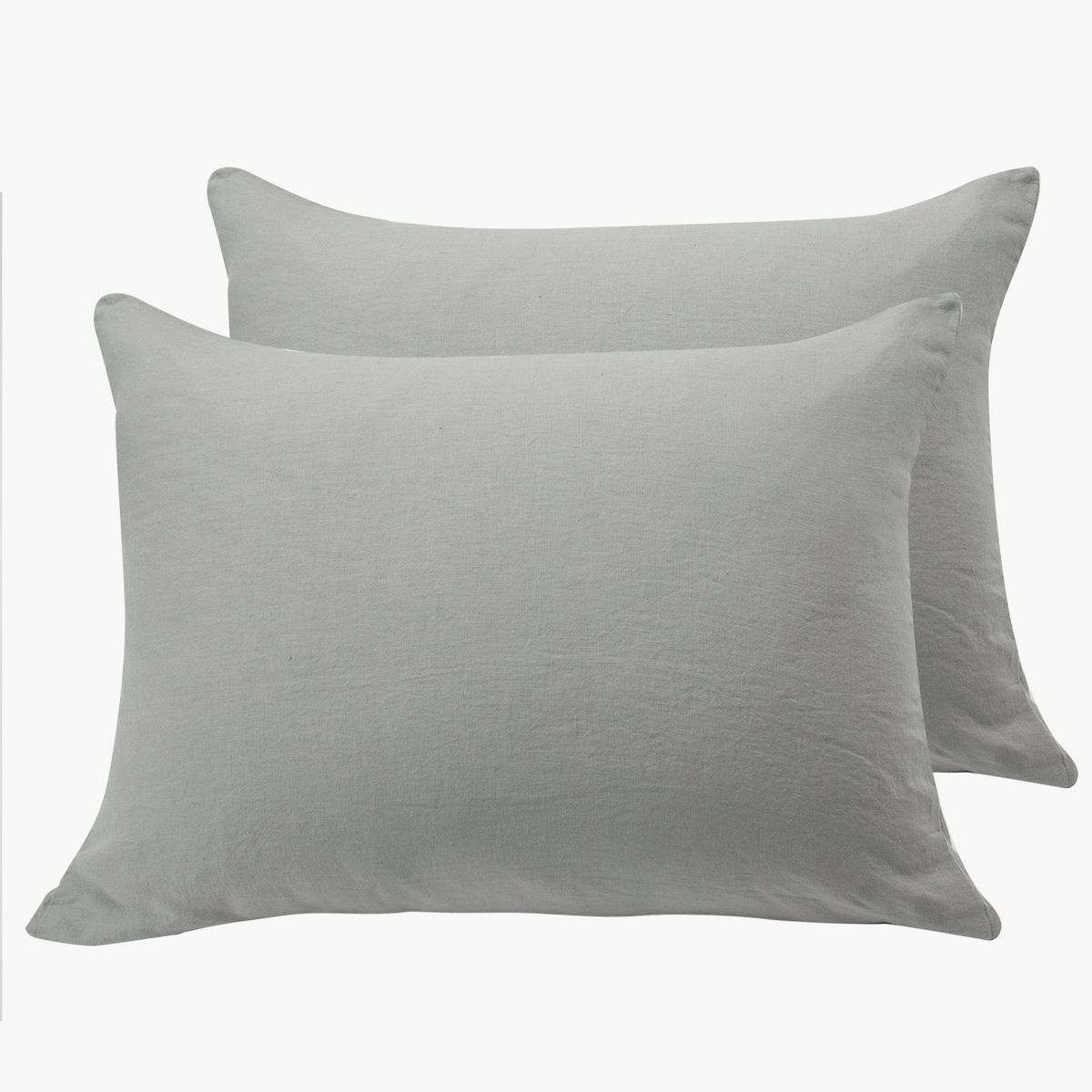 BASEMENT HOME - Set x2 Fundas de Almohada Lino 50 x 70 cm