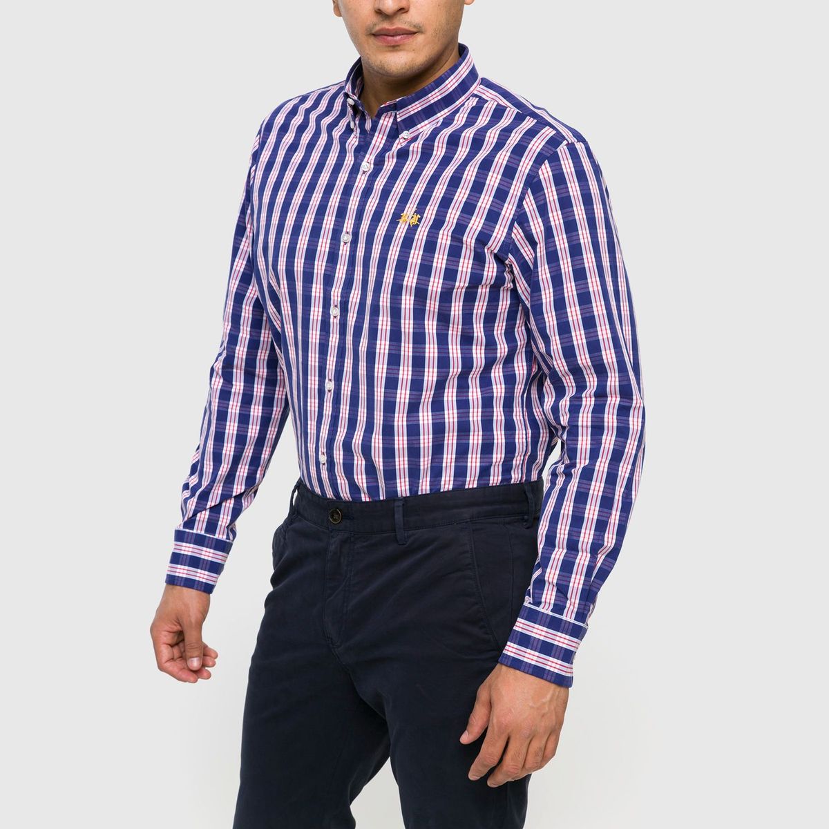 LA MARTINA - Camisa Casual Hombre Manga Larga La Martina