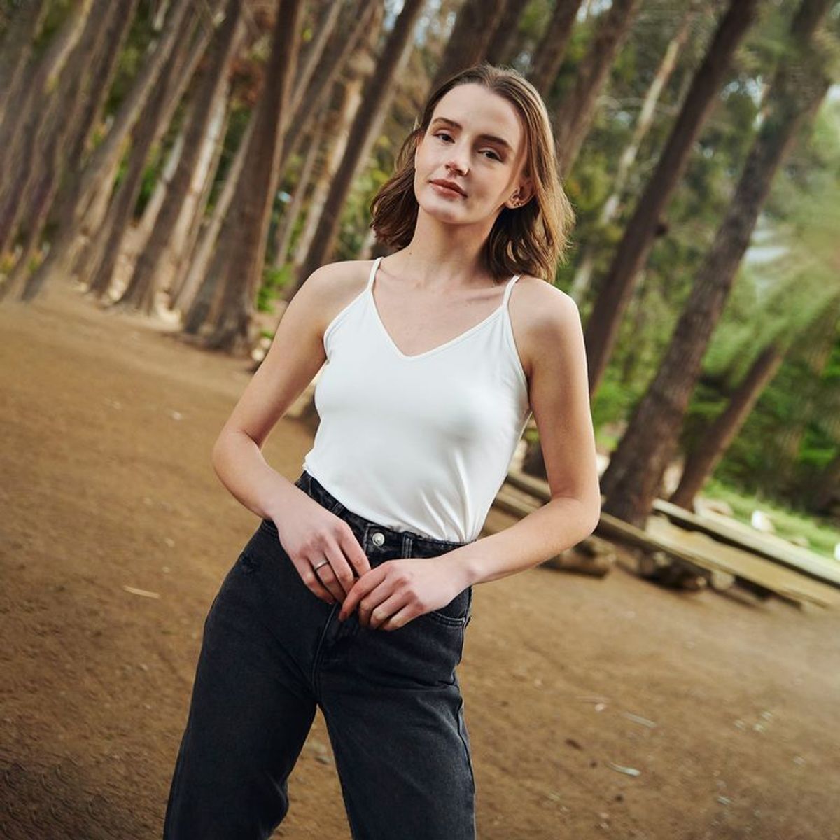 BASEMENT - Blusa para Mujer Sin mangas Basement