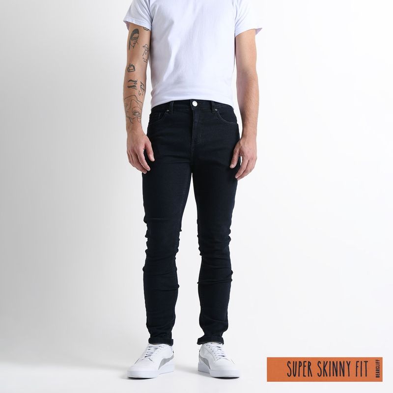 BEARCLIFF - Jean 5 Bolsillos para Hombre Super skinny Bearcliff