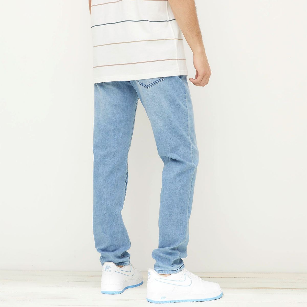 BEARCLIFF - Jean 5 Bolsillos Hombre Skinny de Algodón Largo 32 Bearcliff