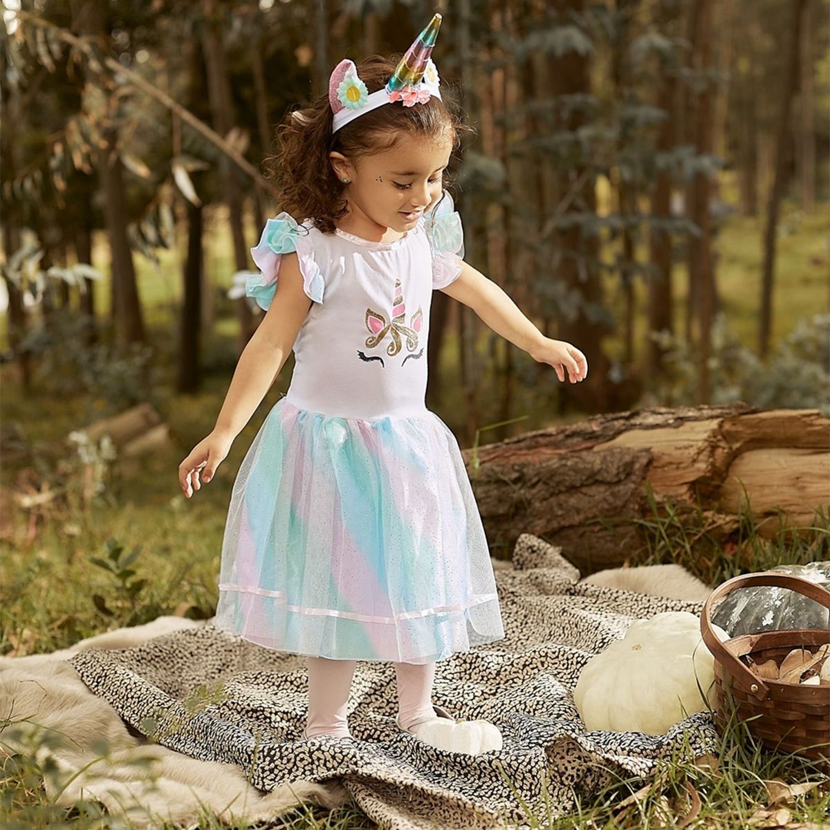 YAMP - Disfraz de Unicornio para niña Yamp