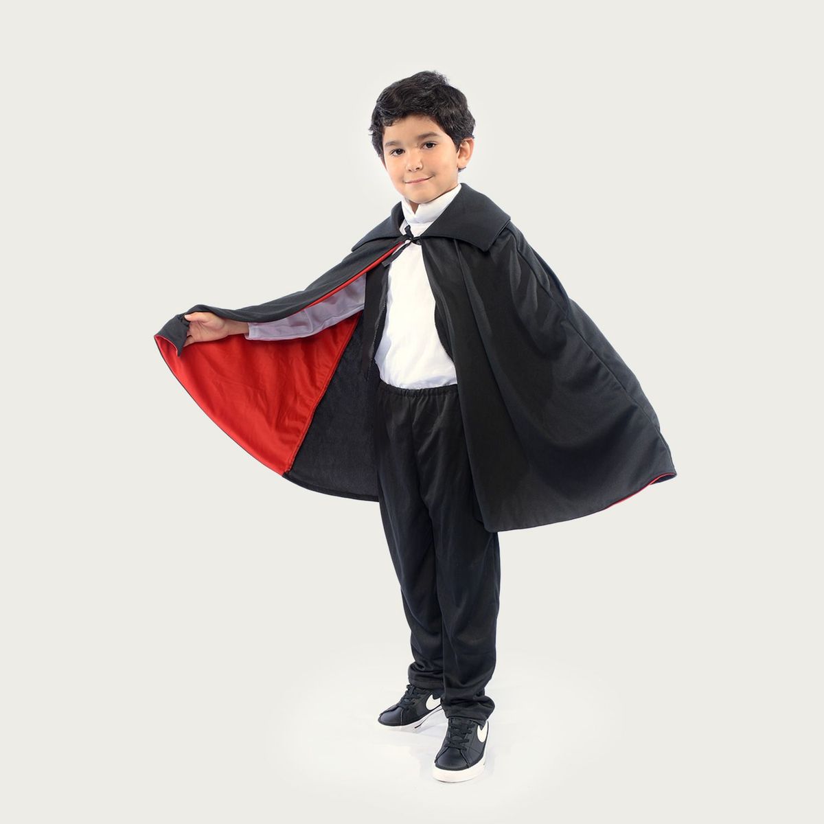 YAMP - Disfraz de Drácula Negro para niño Yamp