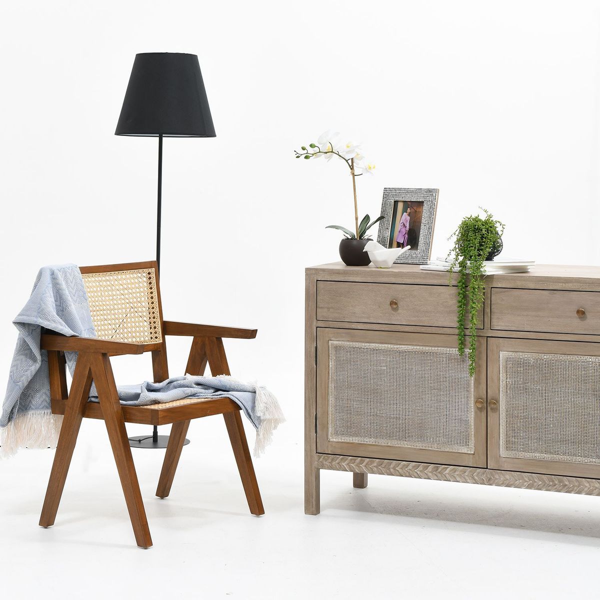 ROBERTA ALLEN - Poltrona Moderna en Tela Canning 53 x 56 x 79 cm Roberta Allen