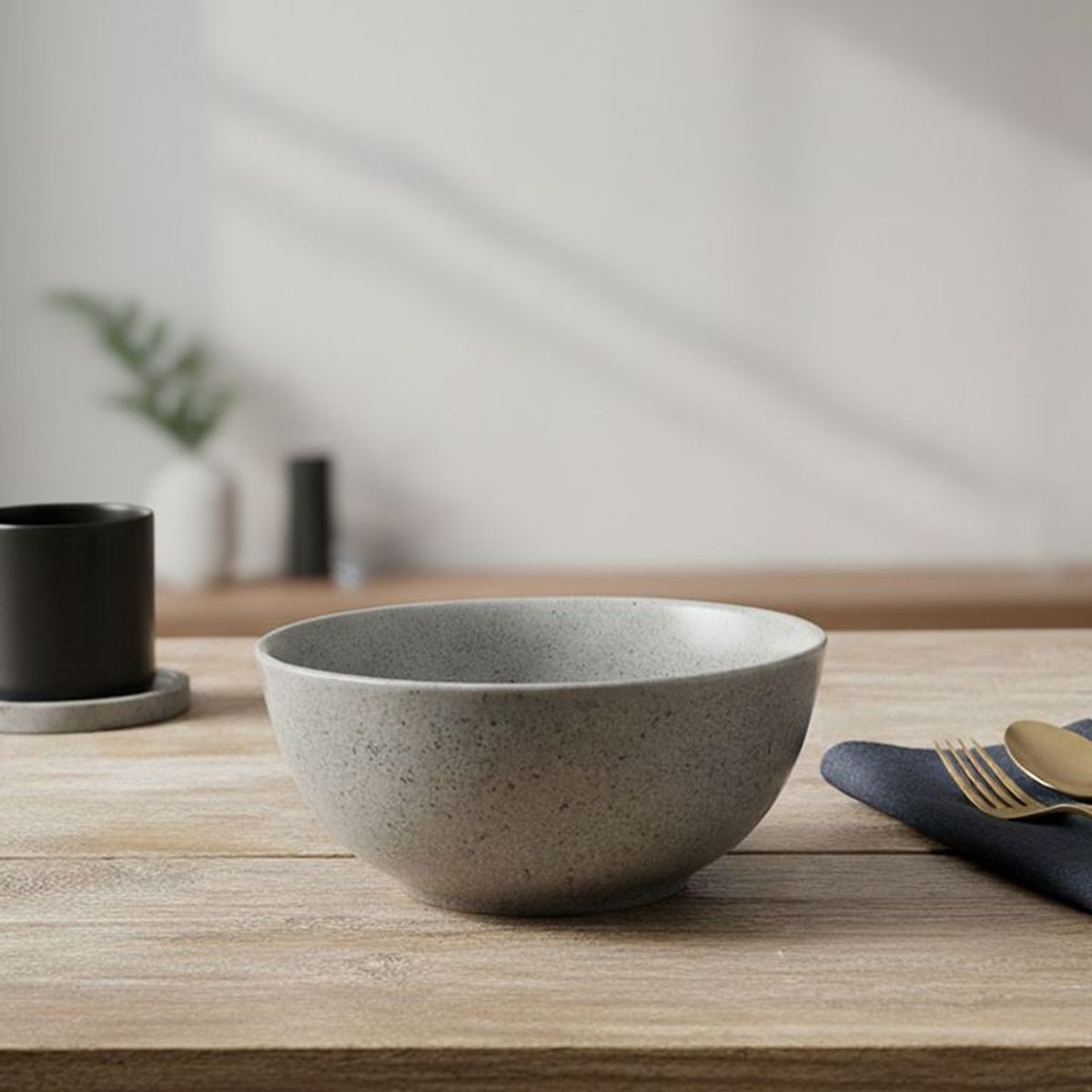 BASEMENT HOME - Bowl Gres Grafito 15 cm