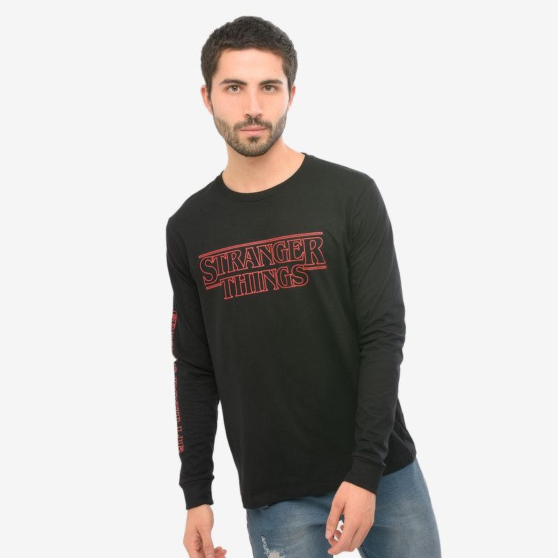 BEARCLIFF - Camiseta Hombre Netflix Stranger Things