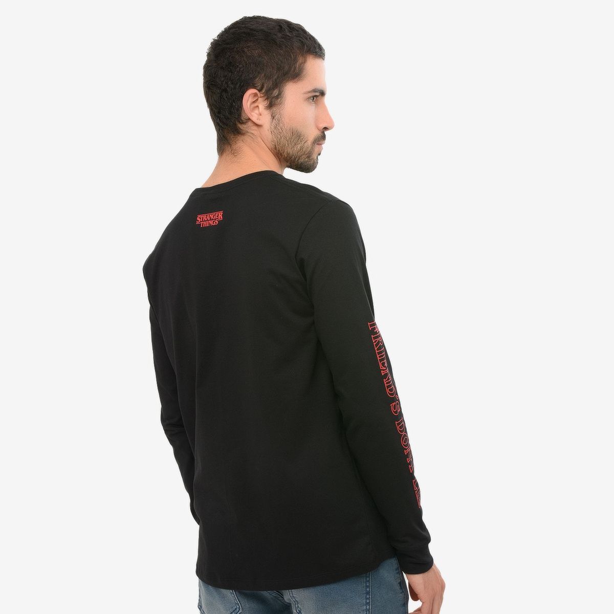 BEARCLIFF - Camiseta Hombre Netflix Stranger Things
