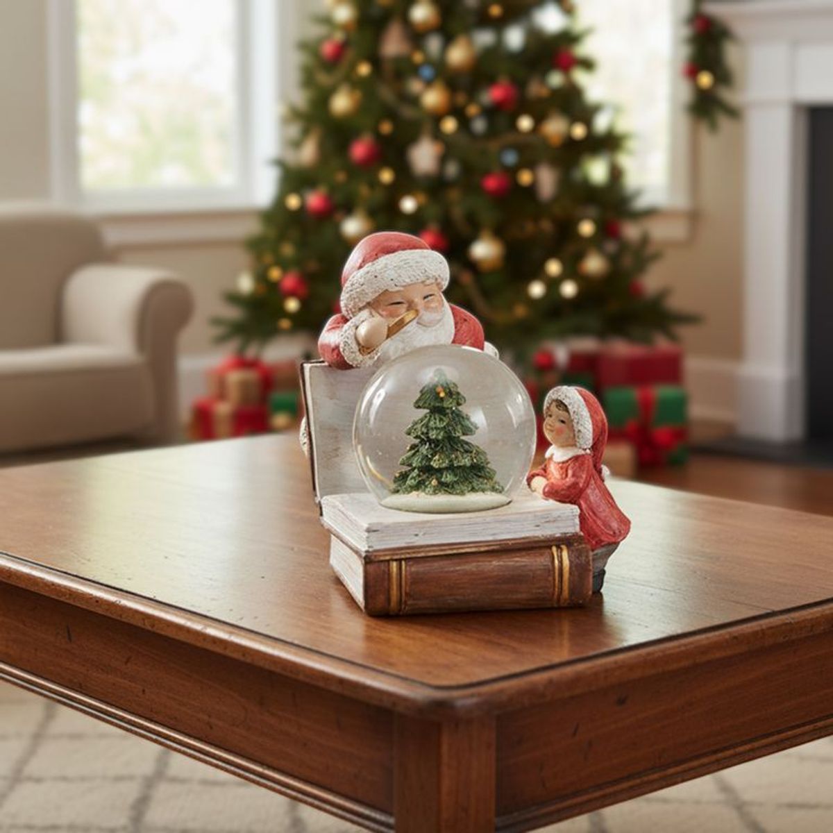 MICA - Bola de Nieve Navideña: Papá Noel 11 cm