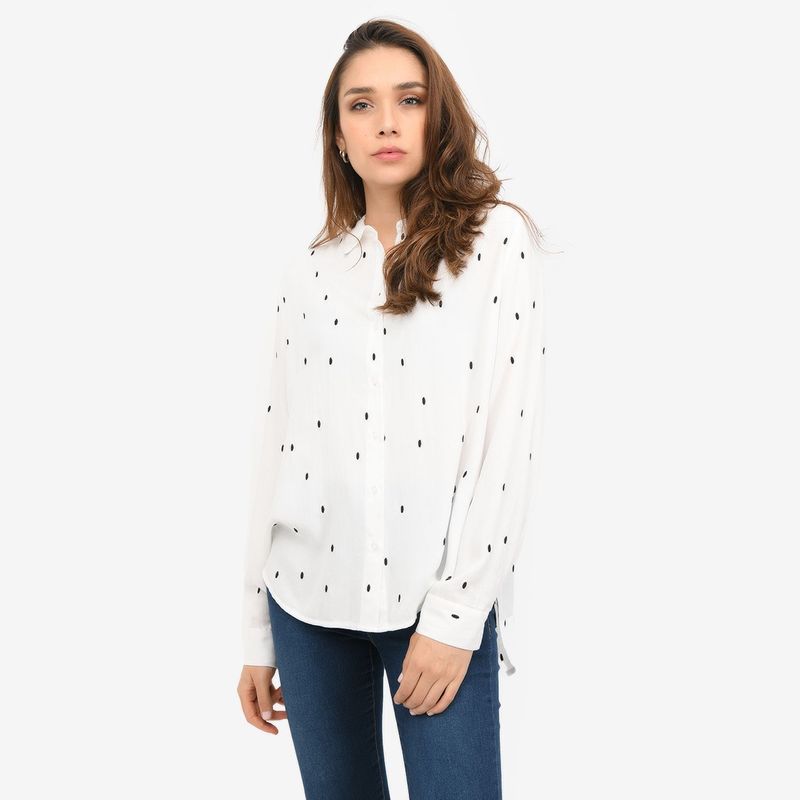 BASEMENT - Blusa Mujer Manga larga Basement