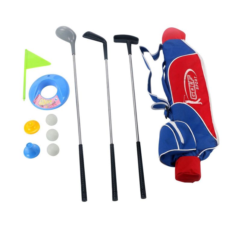  - Set de Min Golf para niños. Incluye maleta y palos de golf
