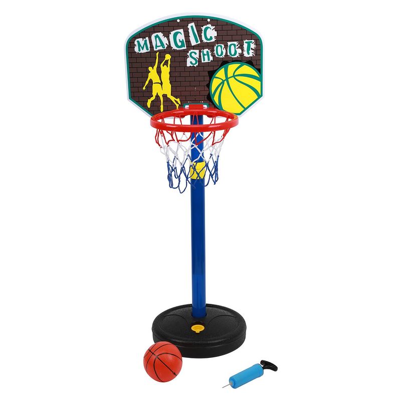  - Aro de Básquet de Juguete, Incluye ( Aro de Básquet + Pelota+ Inflador) a partir de los 3 años - AOJIE