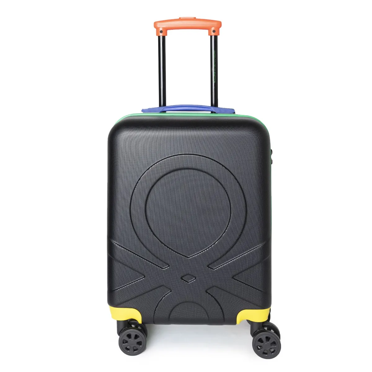 BENETTON - Maleta rígida de viaje 10 Kg Benetton Cabina Ruedas 360° candado TSA