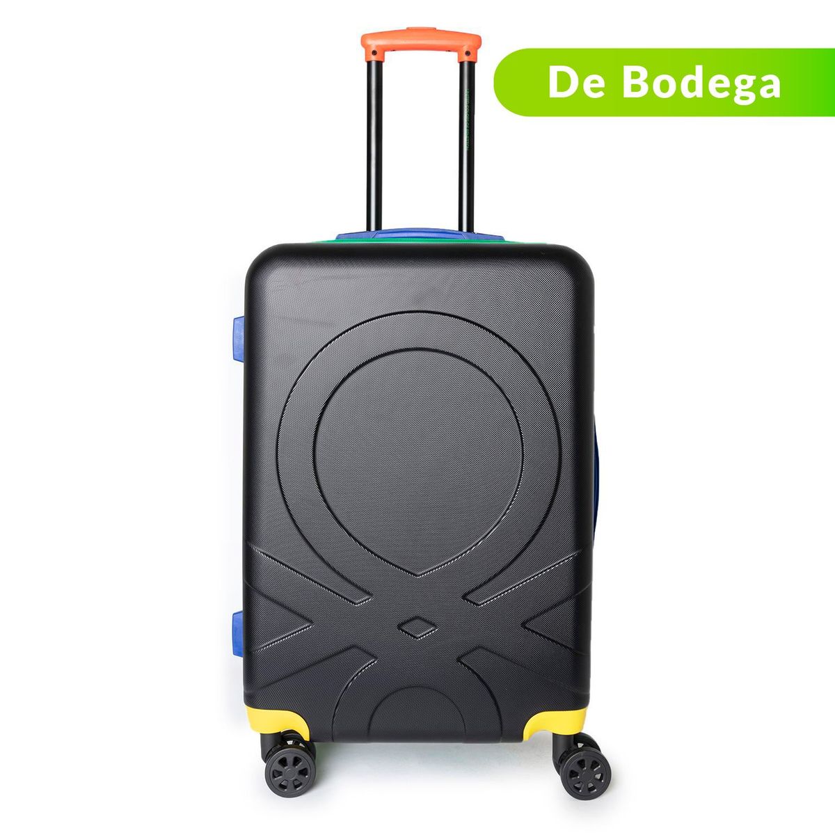 BENETTON - Maleta de Viaje 23 Kilos Benetton Rigida Vintage y Equipaje de Bodega. Maleta de Viaje Grande