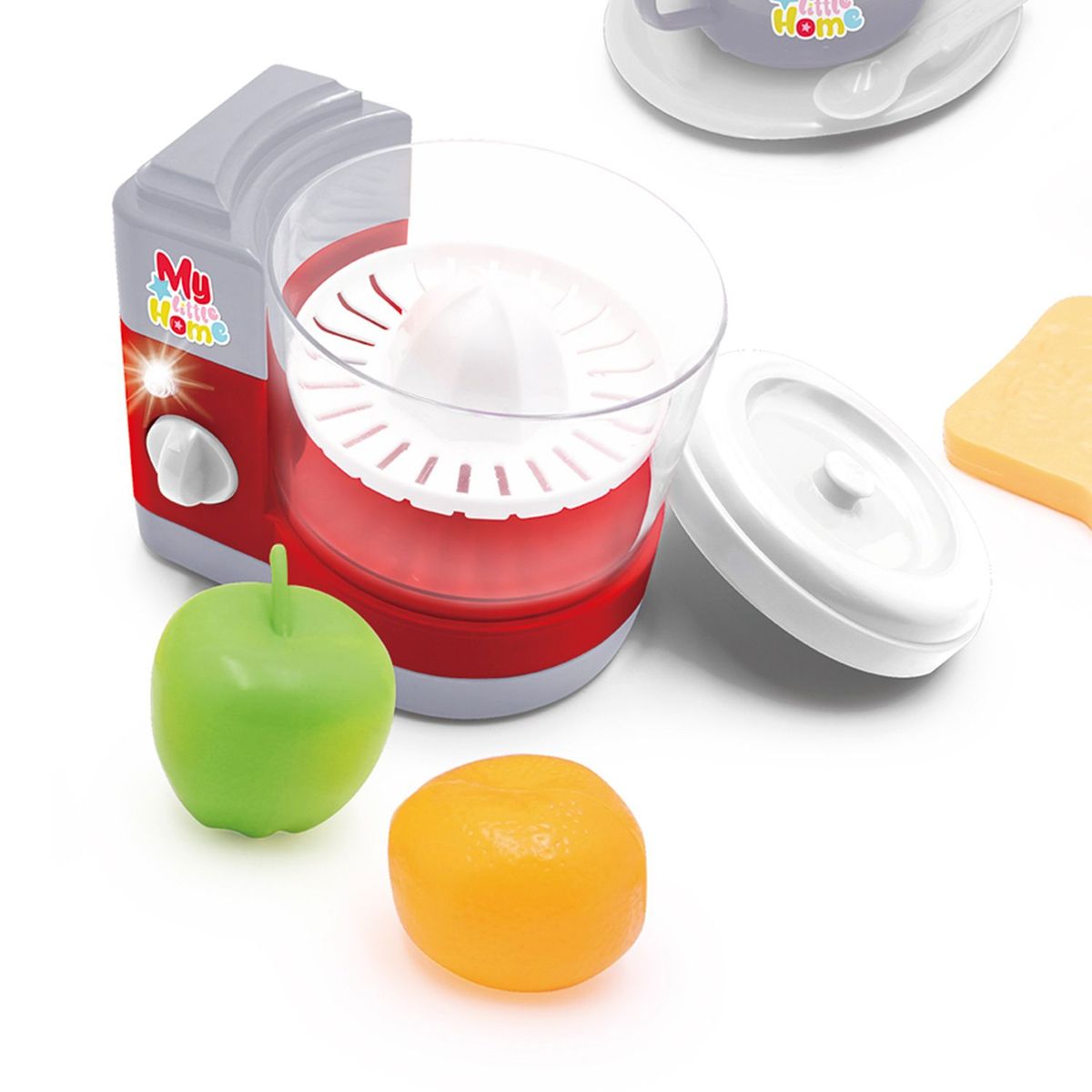  - Set de juegos Hora del desayuno de juguete para niños. Incluye cafetera y accesorios