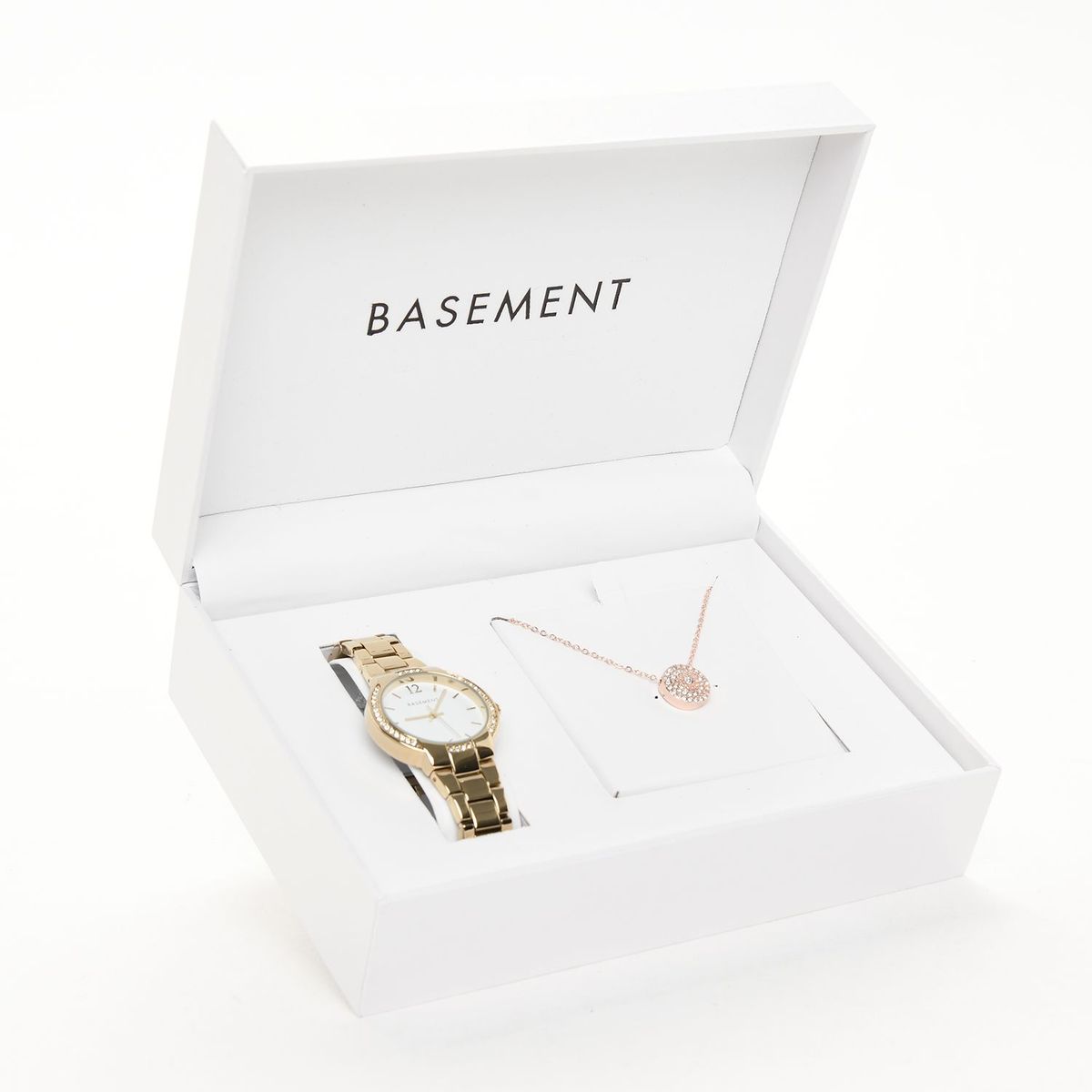 BASEMENT - Set Reloj Mujer Basement + Collar