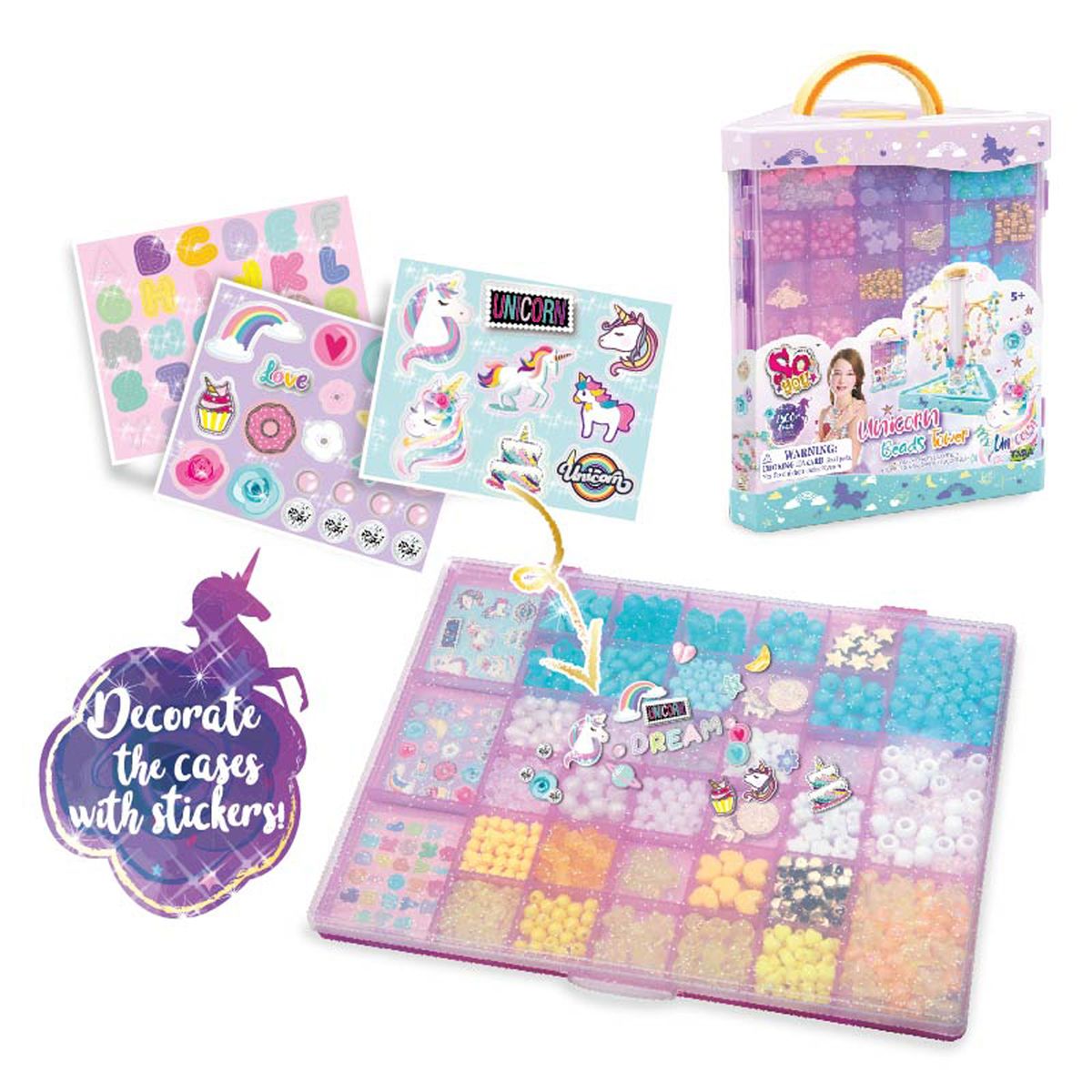  - Set de juegos So You: Joyero crea accesorios unicornio