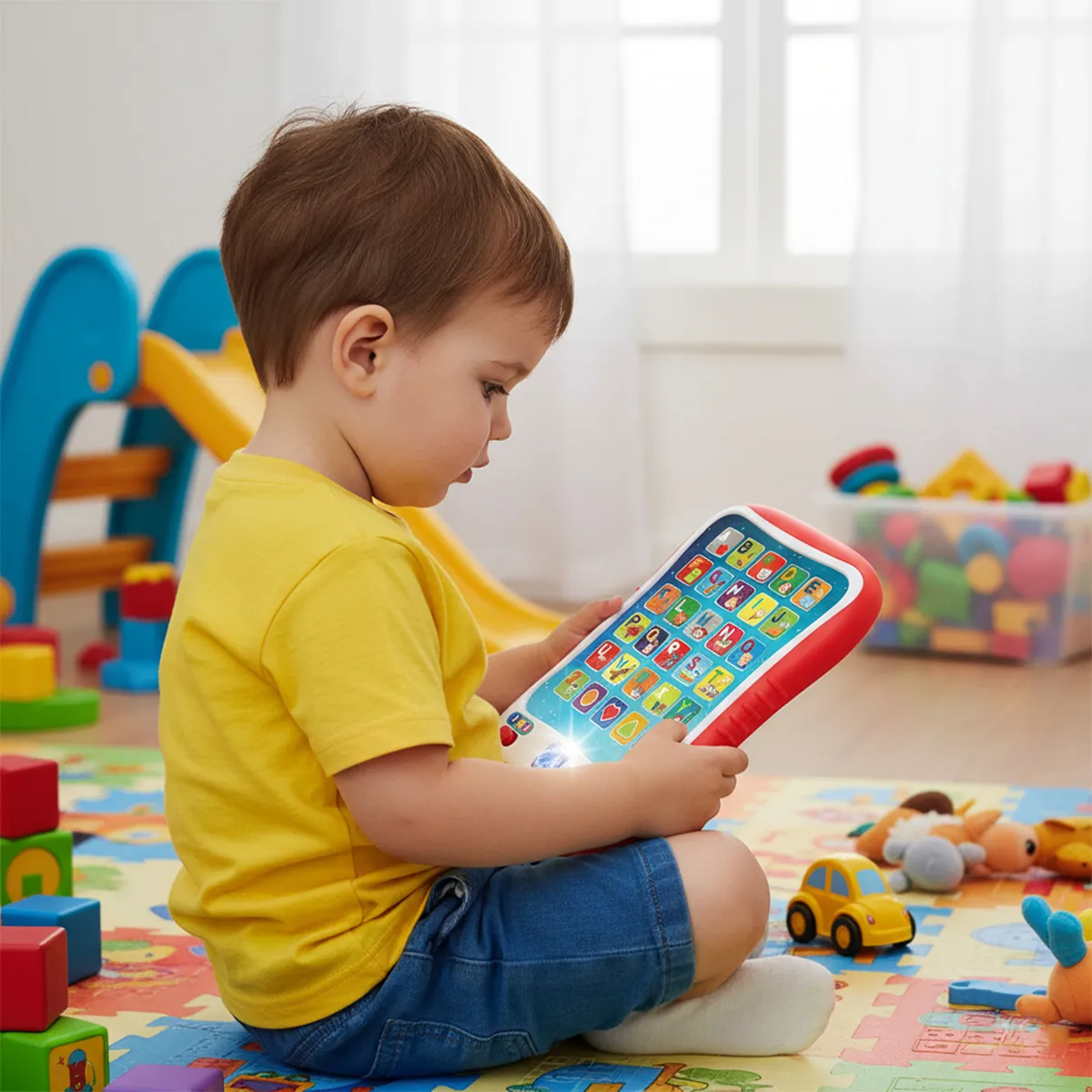 WINFUN - Juguete para bebé didáctico Winfun: Tablet I-Fun pad interactiva