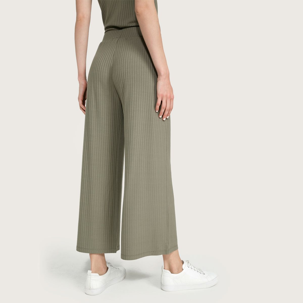 BASEMENT - Pantalón Mujer Palazzo Alto Basement