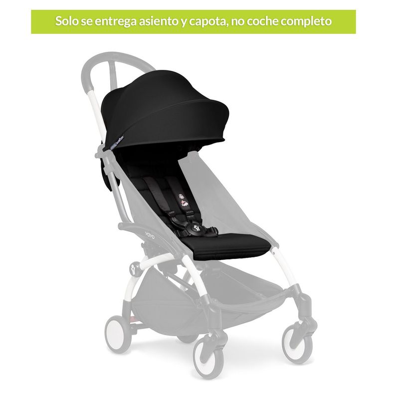  - Asiento y Capota para Coche para Bebé Compacto Babyzen Negro YOYO²