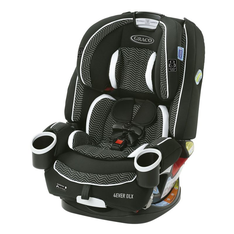 GRACO - Silla Auto 4Ever Dlx 4 en 1 Negra