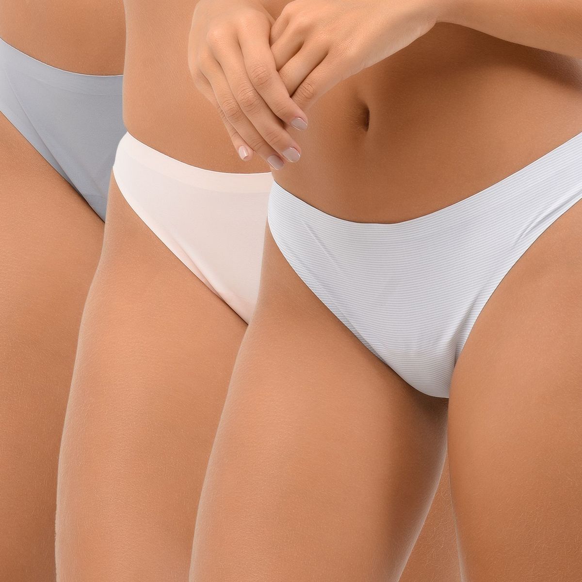 UNIVERSITY CLUB - Tanga Pack de 3 para Mujer University Club