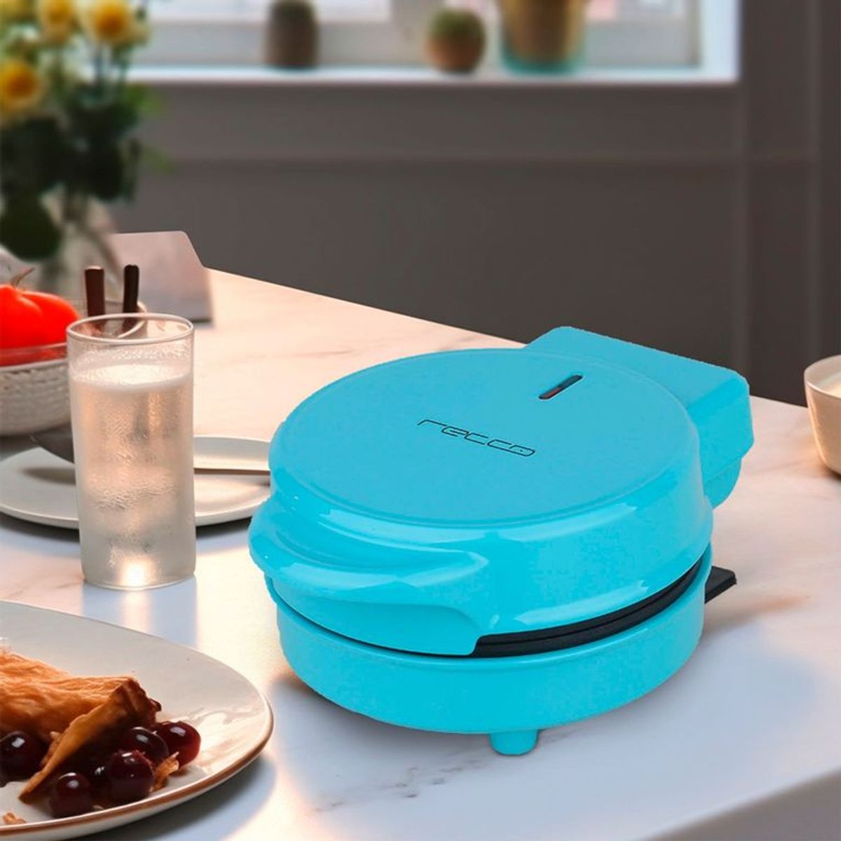 RECCO - Waflera Recco para 1 Waffle | 600W  | Compacta