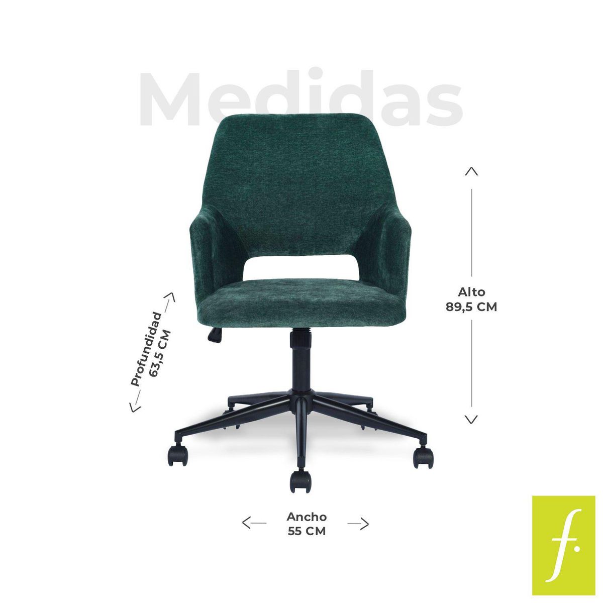 MICA - Silla de Escritorio para Casa u Oficina Ergonómica Boga Mica