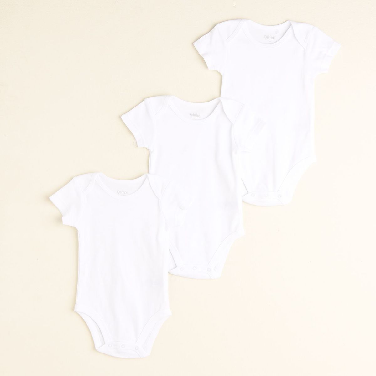 YAMP - Bodies Bebé Unisex Pack x3 Algodón Yamp