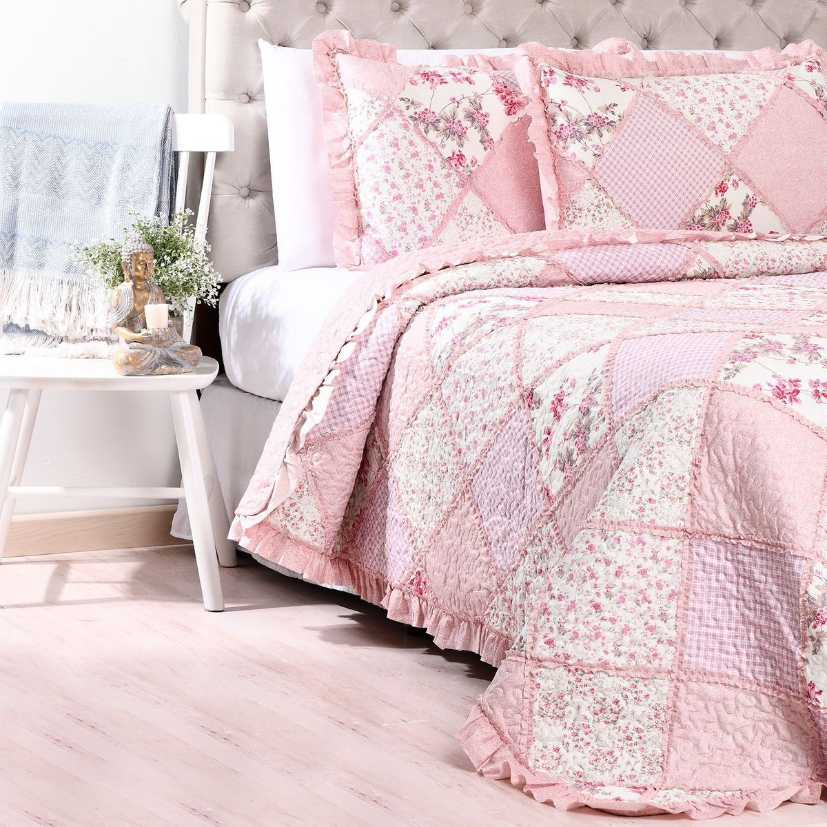 ROBERTA ALLEN - Cubrelecho Estampado de Poliéster 65 GSM Patch Roberta Allen