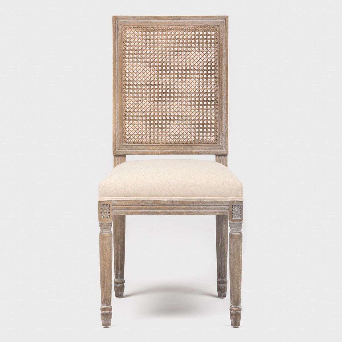 ROBERTA ALLEN - Set X2 Silla de Comedor Moderna en Poliéster Amarillo Roberta Allen