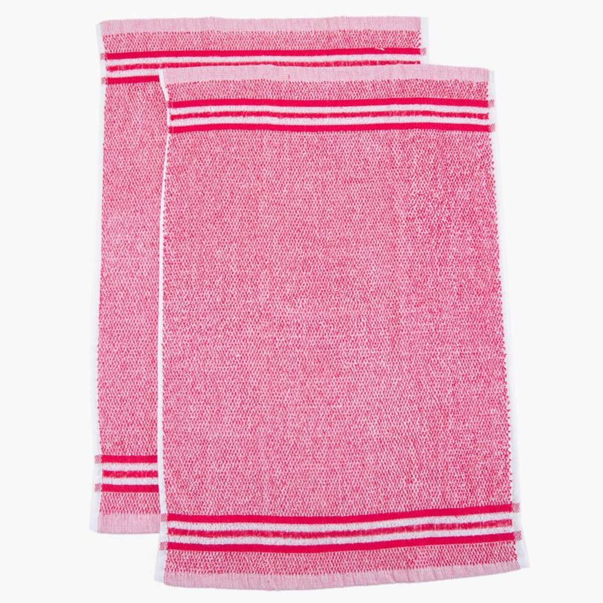 MICA - SET 2 PANOS DE COCINA TERRY FUCSIA