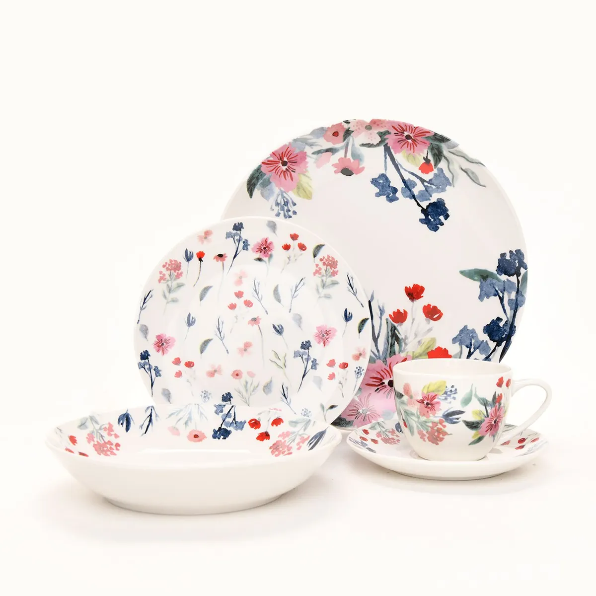 MICA - Juego de Vajilla Mica 6 Puestos Sofia