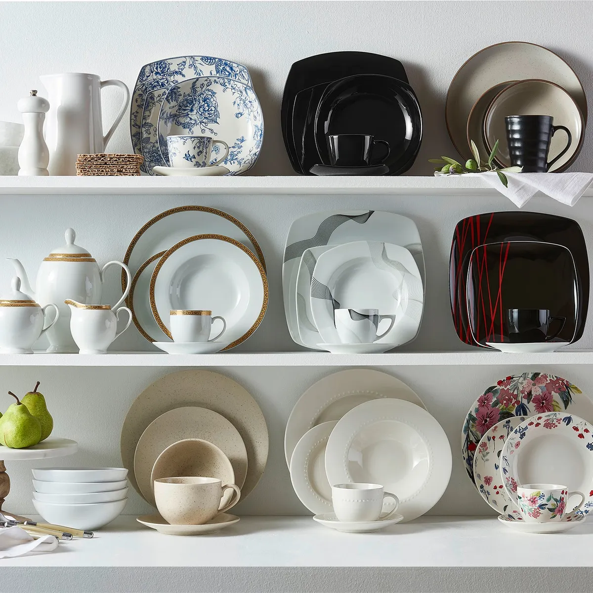 MICA - Juego de Vajilla Mica 6 Puestos Sofia