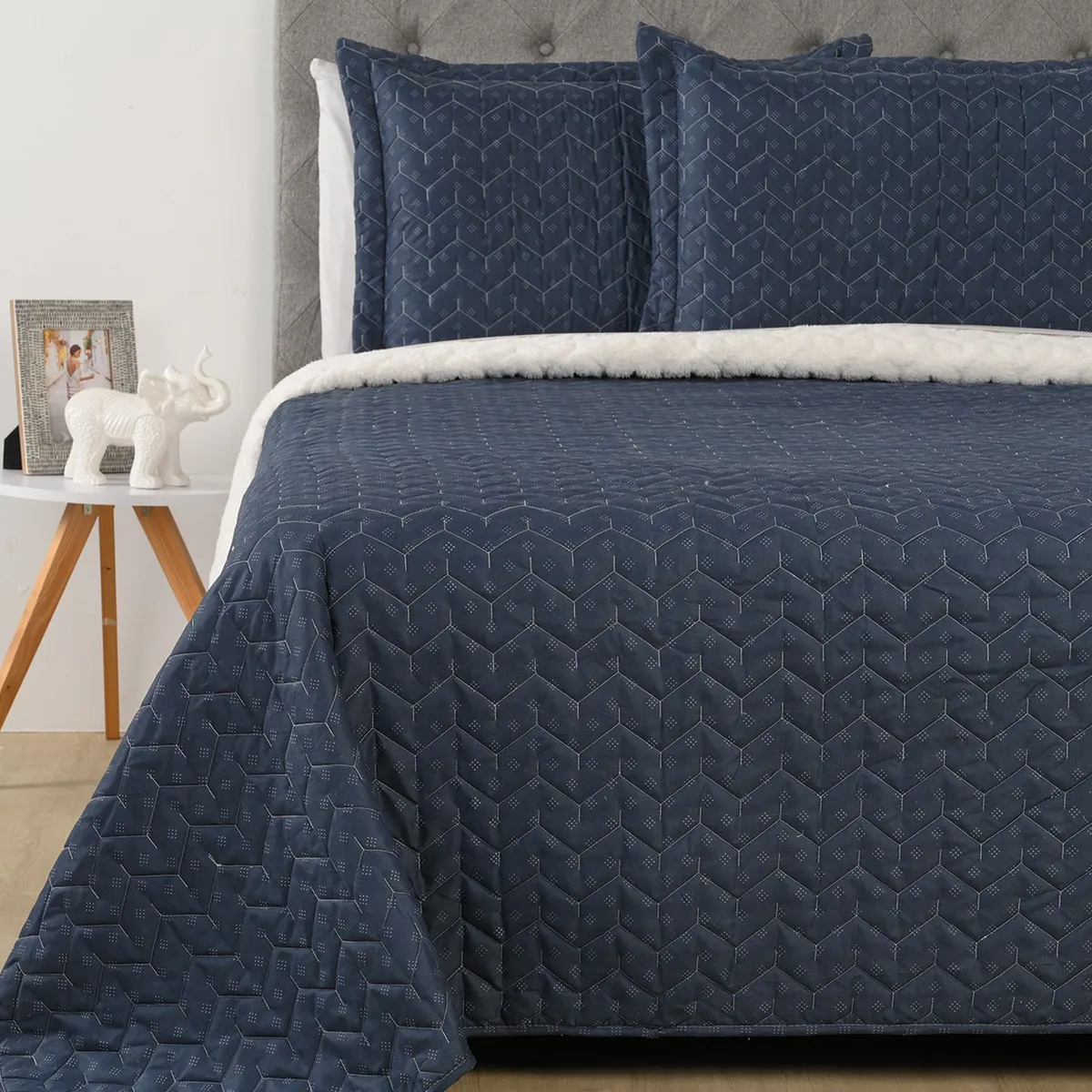 BASEMENT HOME - Cubrelecho Ovejero Juan Sencillo, Doble, Queen y King