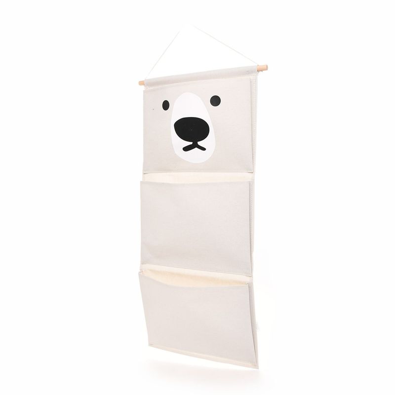 MICA - Canasto Lienzo Mica Decorativo Infantil de Almacenamiento para Organizar 75 x 30 cm