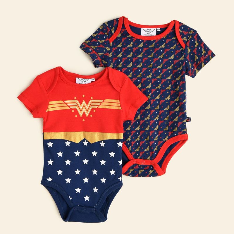 DC COMICS - Bodies Bebé Niña Pack x2 DC Super Hero Girls