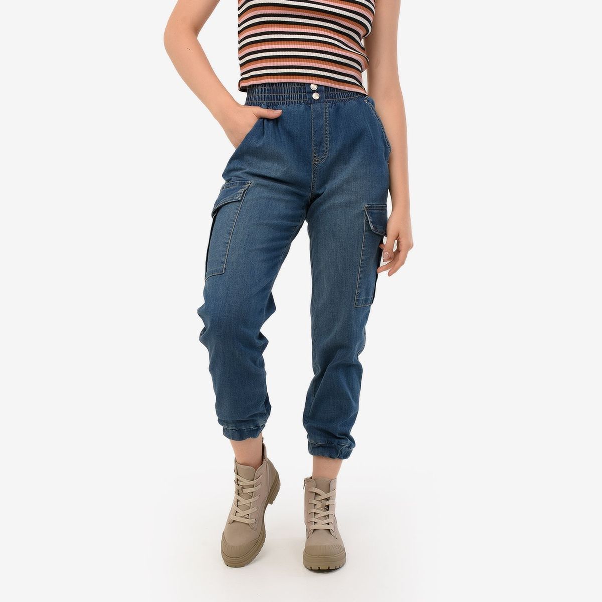 DENIMLAB - Jean Jogger Mujer Denimlab