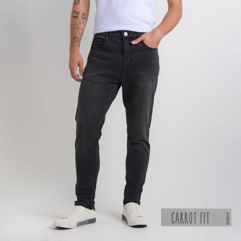 BEARCLIFF - Jean 5 Bolsillos para Hombre Carrot Bearcliff