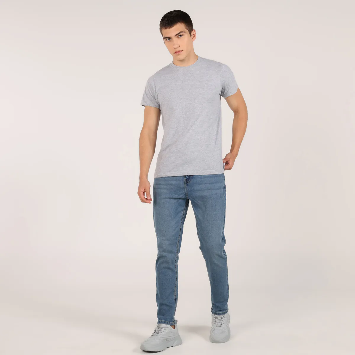 BEARCLIFF - Jean 5 Bolsillos para Hombre Carrot Largo 32 Bearcliff