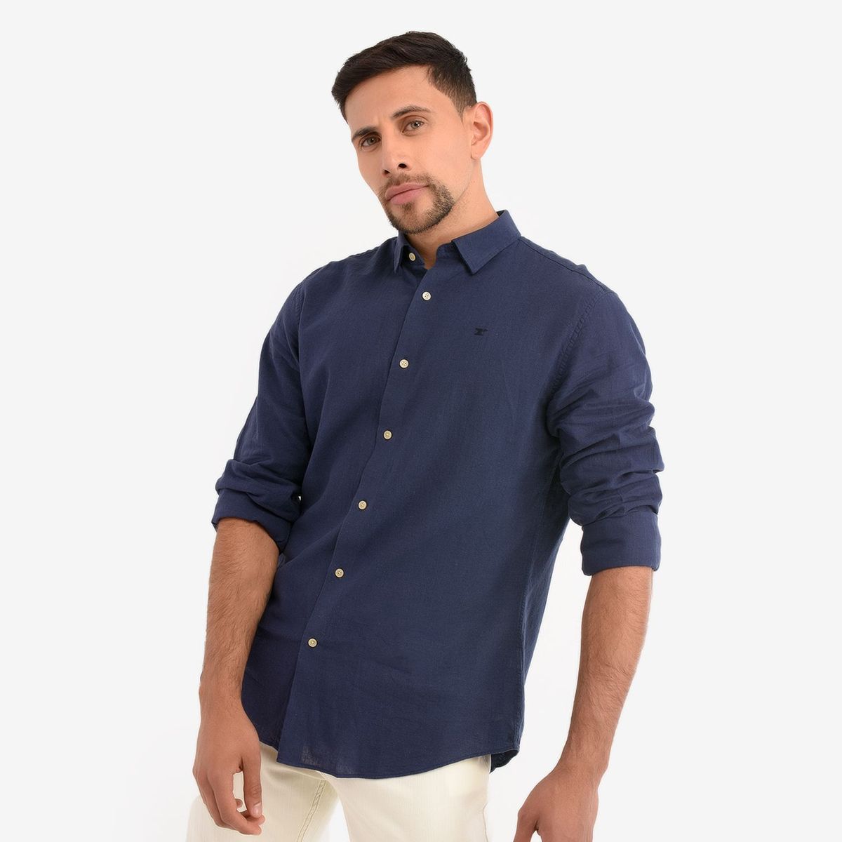 WOLF & HANK - Camisa Casual Hombre Wolf & Hank